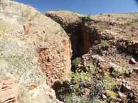 Looking into Lennard Gorge