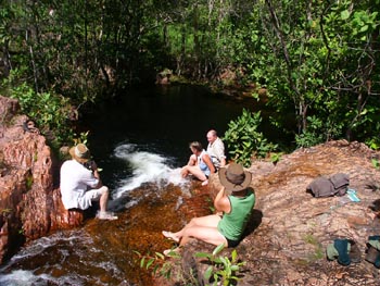 Peter & others at a Litchfield Pool