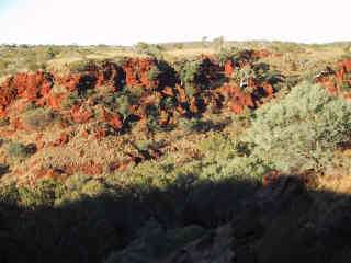 Gorge top view