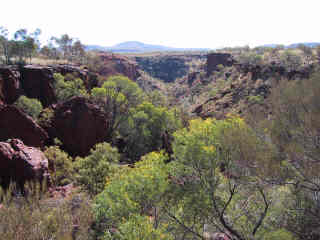 Gorge top view