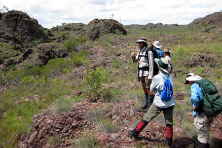 Rugged rock country near Gronophylum Creek, photo M Brouwer