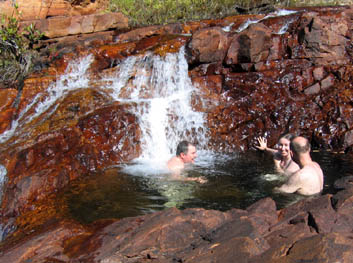 Swim stop, Twin Falls Creek tributary