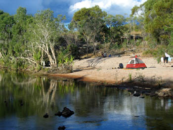 Campsite, Twin Falls Creek