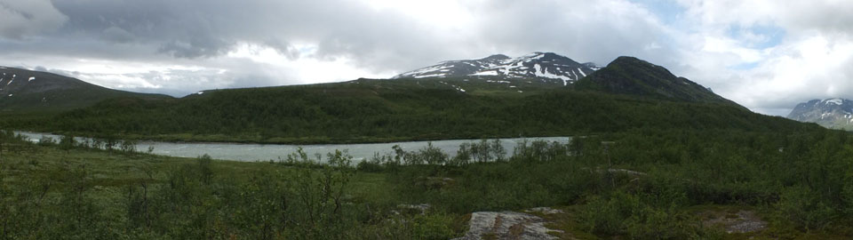 Sarek river view