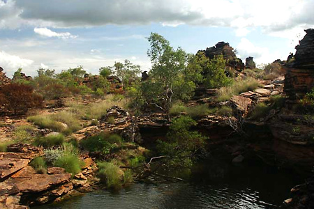 Small pool, unknown valley