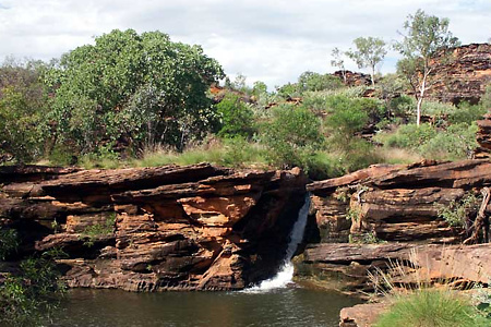 Small falls, unknown valley