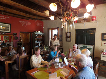 Lunch at the Welvanpas cafe