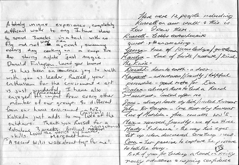 Comments pages 3 & 4