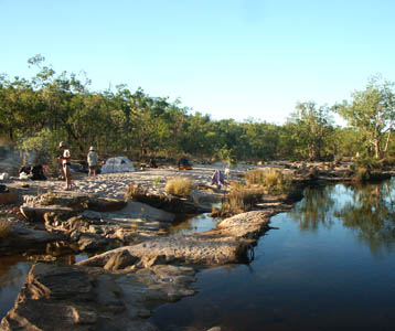 Camping in the main Graveside Valley.