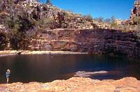 Amphitheatre Falls, late dry season