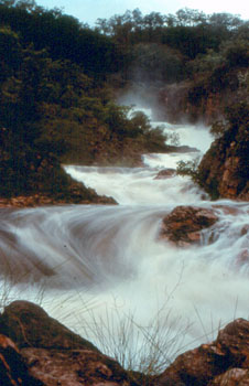 Wet season cascades