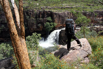 Koolpin Gorge Waterfall, photo R Ridgwell