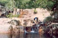 Small falls on Dinner Creek