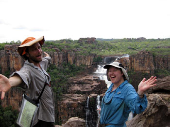 Top of Twin Falls, January 2009, photo M Brouwer