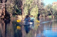 Another view of paddling down the Ord