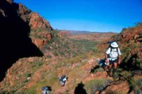 Climbing up to the plateau