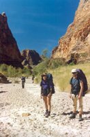 Walking in Piccaninny Gorge