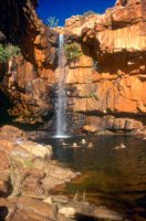 Swim stop, Isdell tributary creek