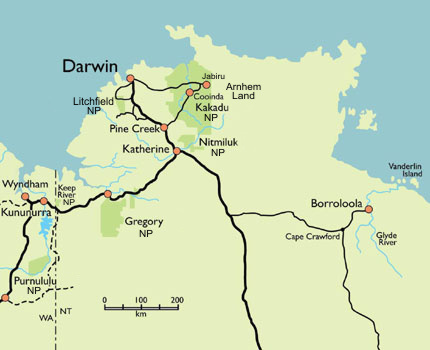 Top End Map