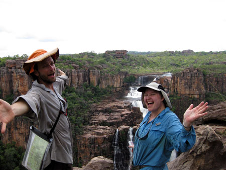 Hamming it up at Twin Falls, January