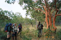 Group near the start of the walk