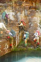 Rock scramble, Dales Gorge