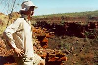 John above Wittenoom waterfall