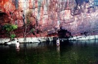 Wingermoother Pool swim, photo R Willis