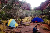 Wittenoom Gorge campsite, photo R Willis