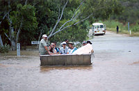 Crossing Maud Creek en route to Katherine Gorge