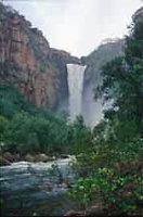 Main drop, Jim Jim Falls, photo C Johnstone