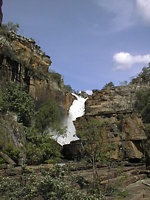 Second drop at Jim Jim Falls, photo E Gold